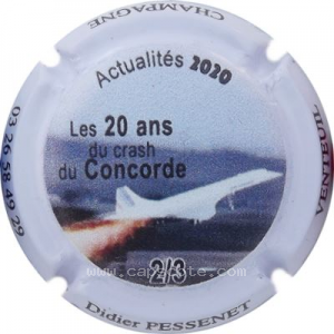 Capsule 2/3- Les 20 ans du crash du Concorde, Numérotée à 300 exp.