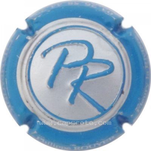 Capsule Initiales et contour bleu