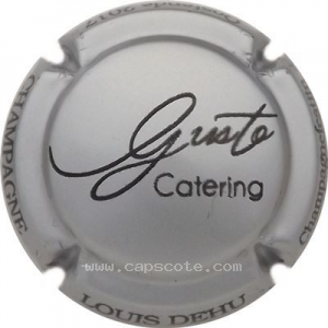 Capsule 2017 Gusto Catering, argent et noir, 500 exp.