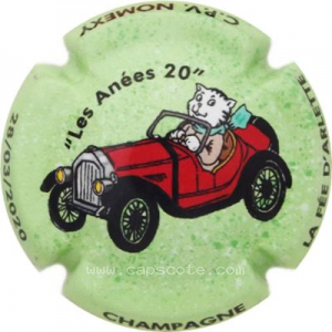 Capsule Les années folles: 2020-03-28, Fond vert, N°XXX/500
