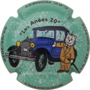 Capsule Les années folles: 2020-09-05, Fond vert, N°XXX/500