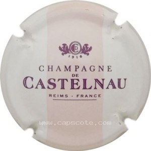 Capsule Fond blanc, bande rose
