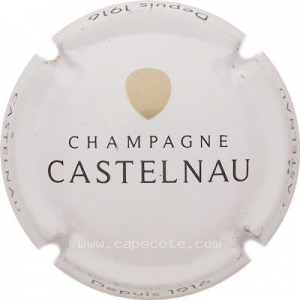 Capsule Fond blanc, goutte or