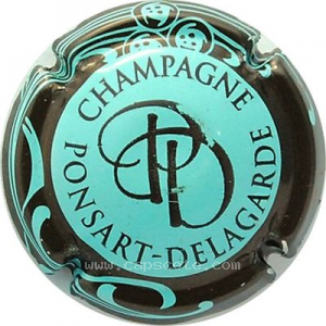 Capsule Bleu ciel et marron, contour marron