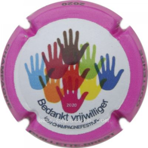 Capsule 2020, Bedankt Vrijwlliger, contour violet