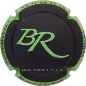 Capsule Noir mat, contour vert