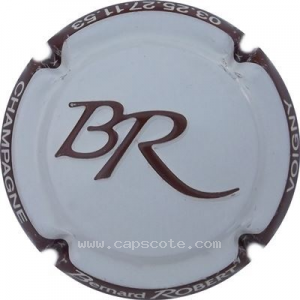 Capsule Crème pâle, contour marron