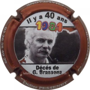 Capsule Georges Brassens, Numérotée à 300 exemplaires