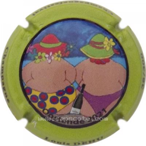 Capsule 2021, Contour vert pistache, numérotée sur 300