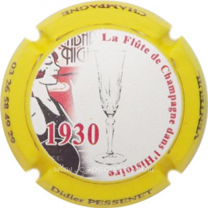 Capsule 1930, contour jaune, numérotée sur 300 exemplaires