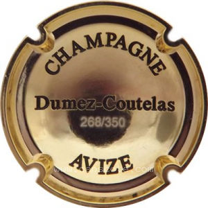 Capsule Marron et or, en relief, 11 strass, Numérotée sur 350 2