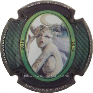 Capsule 2016-2, Noir et vert, Ovale vert