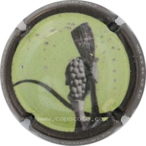 Capsule Vert pistache, contour noir