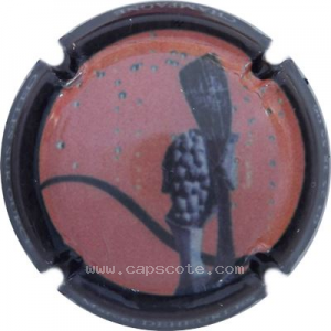 Capsule Orange, contour noir