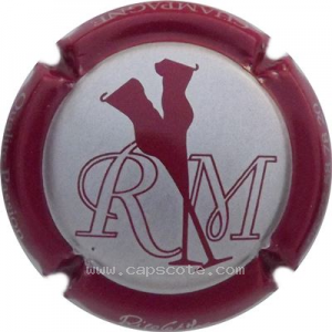 Capsule Argent, contour bordeaux