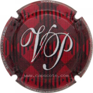 Capsule Rouge et noir, initiales blanches