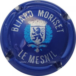 Capsule Bleu, lettres argent