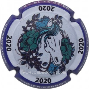 Capsule 2020, Cercle blanc, jupe bleu foncé