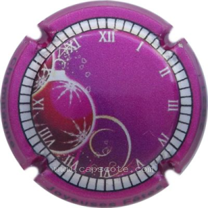 Capsule 2021, Joyeuses Fêtes, contour fuchsia métallisé
