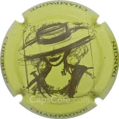 Capsule d- Champenoise, jaune et marron