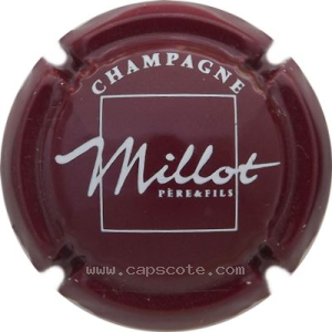 Capsule Bordeaux foncé et blanc