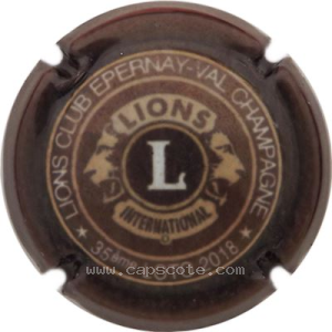 Capsule 35ème Loto 2018, a- Marron, or et blanc