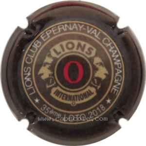 Capsule 35ème Loto 2018, b- Marron, or et rouge
