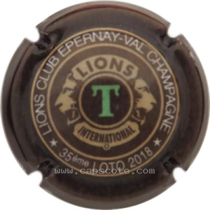 Capsule 35ème Loto 2018, c- Marron, or et vert