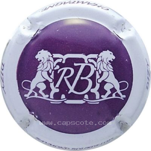 Capsule Fond mauve, contour blanc