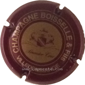 Capsule Bordeaux foncé et or