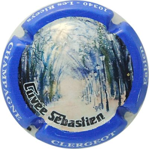 Capsule Contour Bleu foncé, écriture blanche