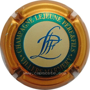 Capsule Fond crème et bleu, contour or