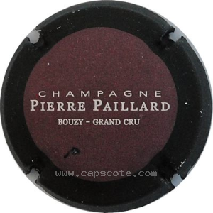 Capsule Lie de vin et blanc, contour noir mat