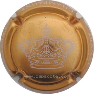 Capsule Or bronze et blanc