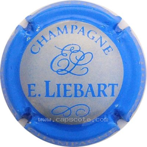 Capsule Contour bleu, fond argent