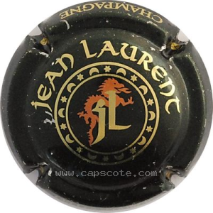 Capsule Vert foncé et or, dragon rosé