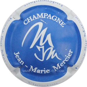 Capsule Fond bleu, contour blanc