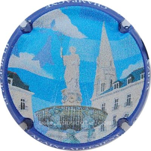 Capsule Place royal, contour bleu
