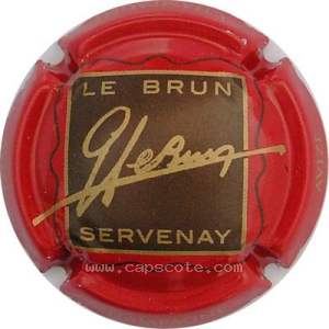 Capsule Contour Rouge, marron et or