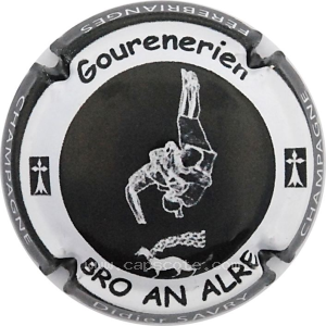 Capsule Gourenerien Bro an Alre, noir et blanc, contour noir