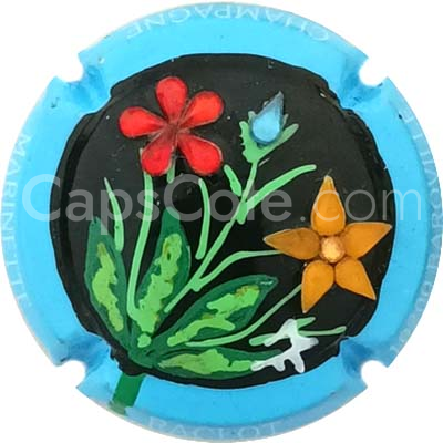 Capsule Fleur, Contour bleu, N° ---/200