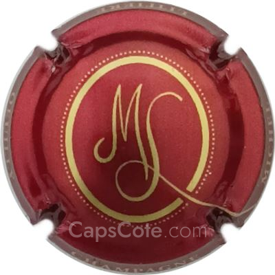Capsule Bordeaux métallisé et noir