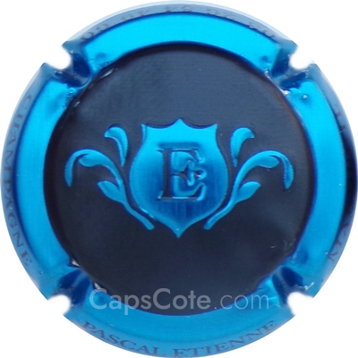 Capsule Noir mat, contour bleu
