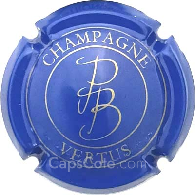 Capsule Bleu vif et or