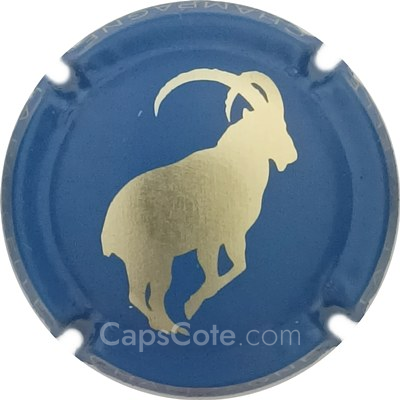 Capsule Bleu et or, mat