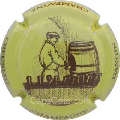 Capsule d- Dégorgement, jaune et marron