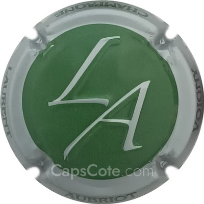 Capsule Vert, contour argent