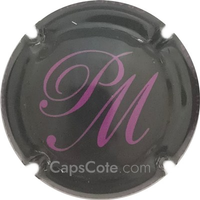 Capsule Noit et fuchsia, adresse or au verso