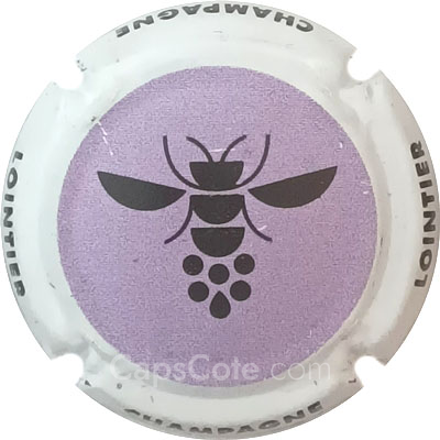 Capsule Mauve et noir, contour blanc