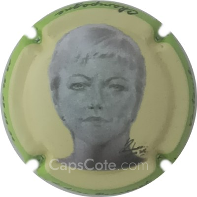 Capsule a- Crème, contour vert, N°----/1000